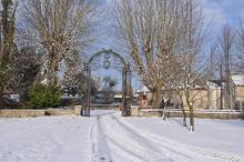 Ancien séminaire - Grille en hiver