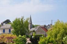 Eglise - Vue des jardins