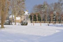 Manoir de Chédeville en hiver