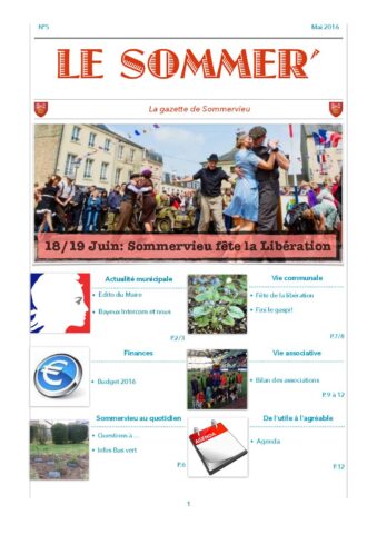 Le Sommer N°5 – Mai 2016